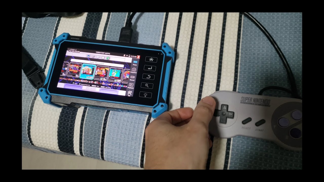 Tela portátil IPS para CFTV - Seja Profissional! Protocolos AHD, CVI, TVI, IP + HDMI e VGA in + Wifi