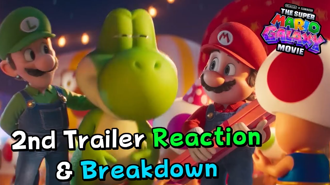 The Goat Looks Perfect | Super Mario Galaxy Movie 2nd Trailer Reaction