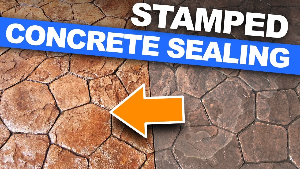 How To Seal Stamped Concrete - Sealing A Stamped Concrete Patio in Downers Grove