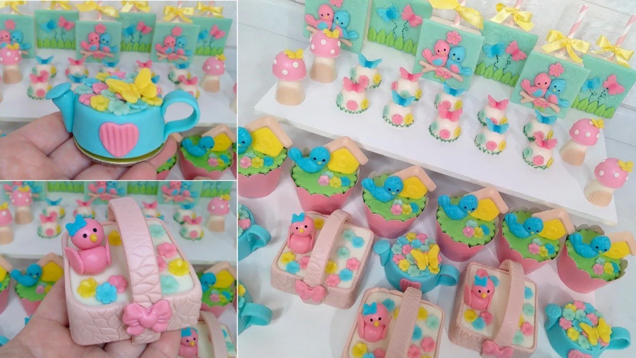 DOCES PERSONALIZADOS JARDIM ENCANTADO | Pasta de leite em pó