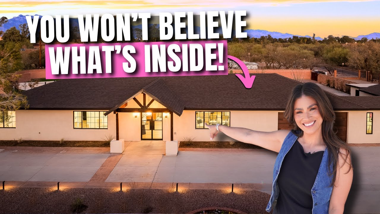 🤯 MASSIVE Custom Luxury Home with GUEST HOUSE in Tucson Arizona! (Full Tour Colonia Solana)