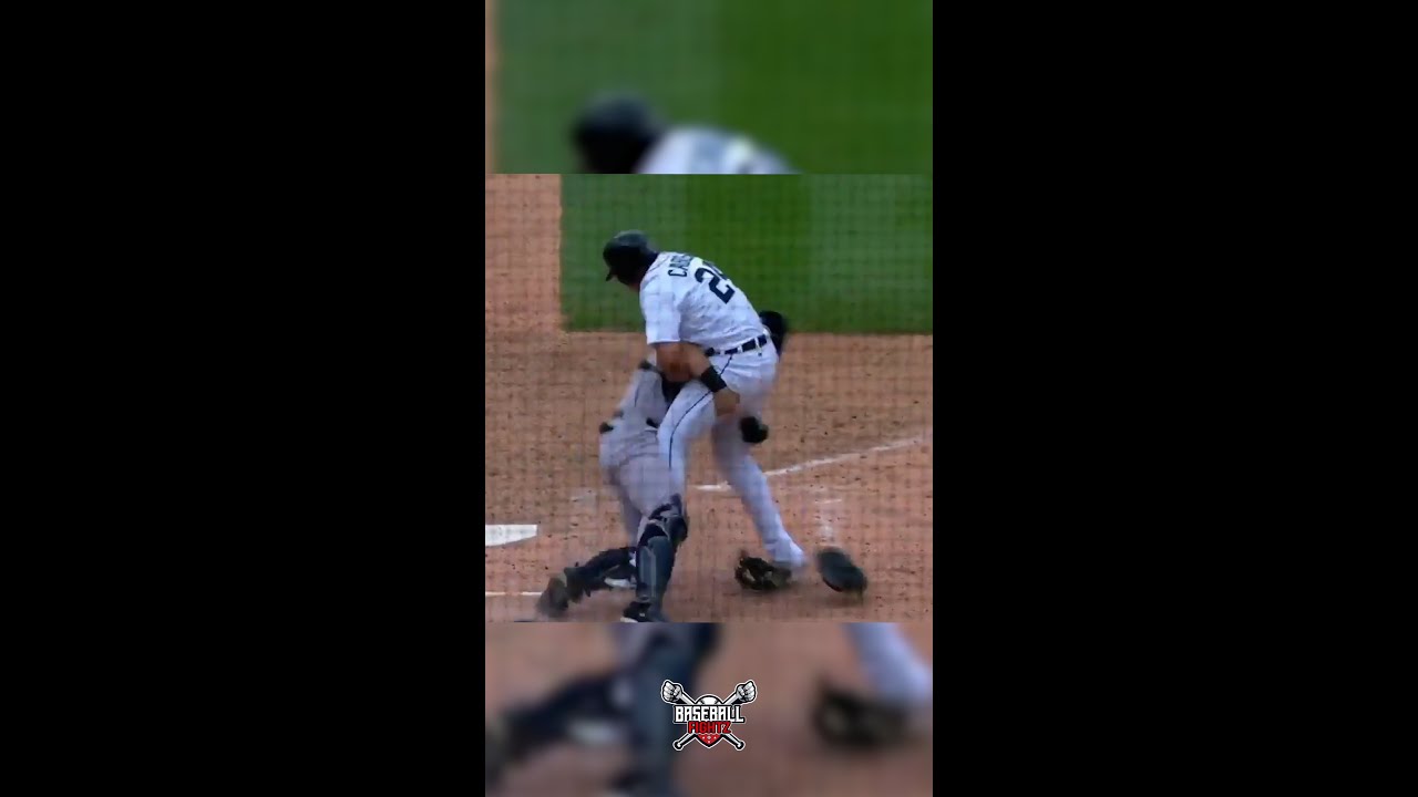 Miguel Cabrera vs. Austin Romine Tigers-Yankee Brawl 