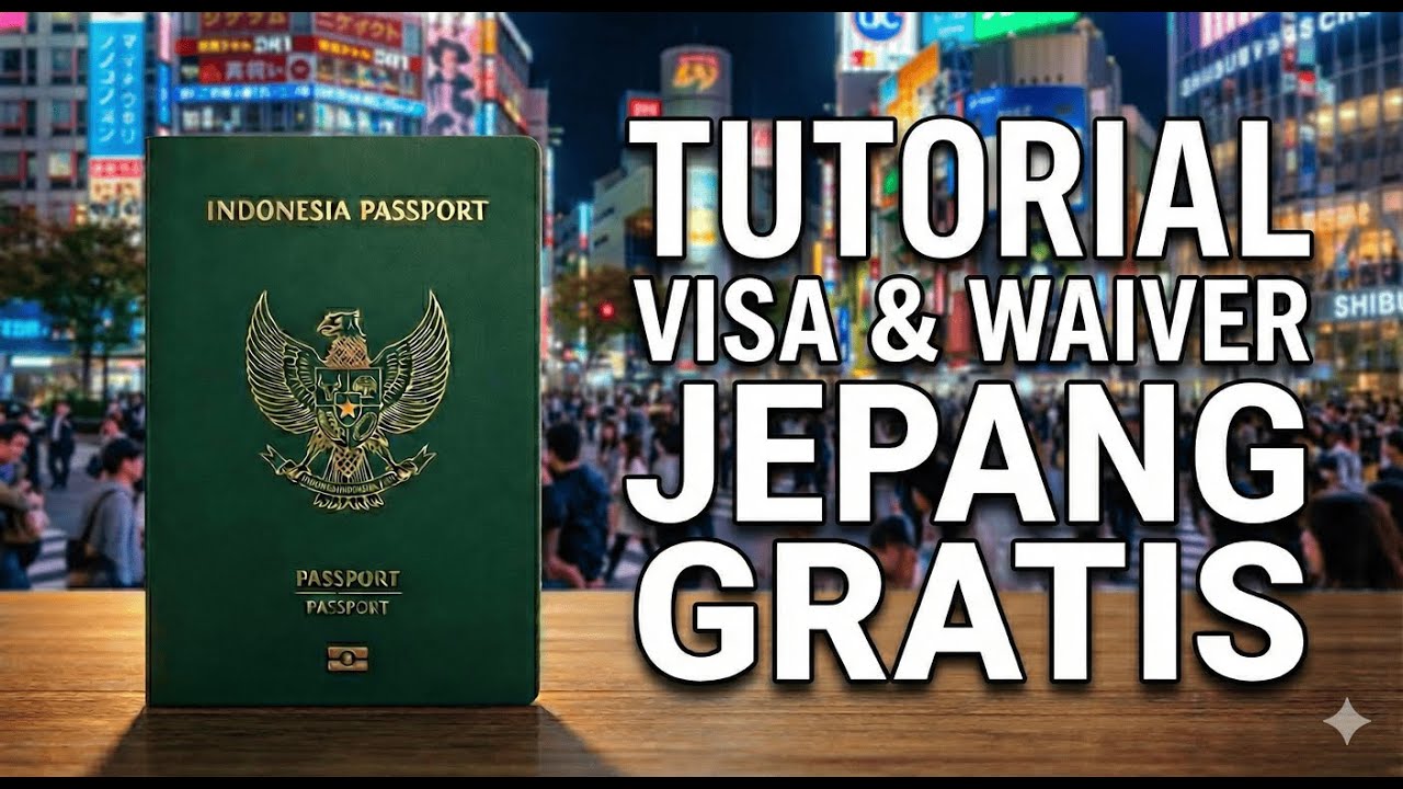 TUTORIAL SIMPEL VISA TURIS & WAIVER JEPANG 15-90 HARI