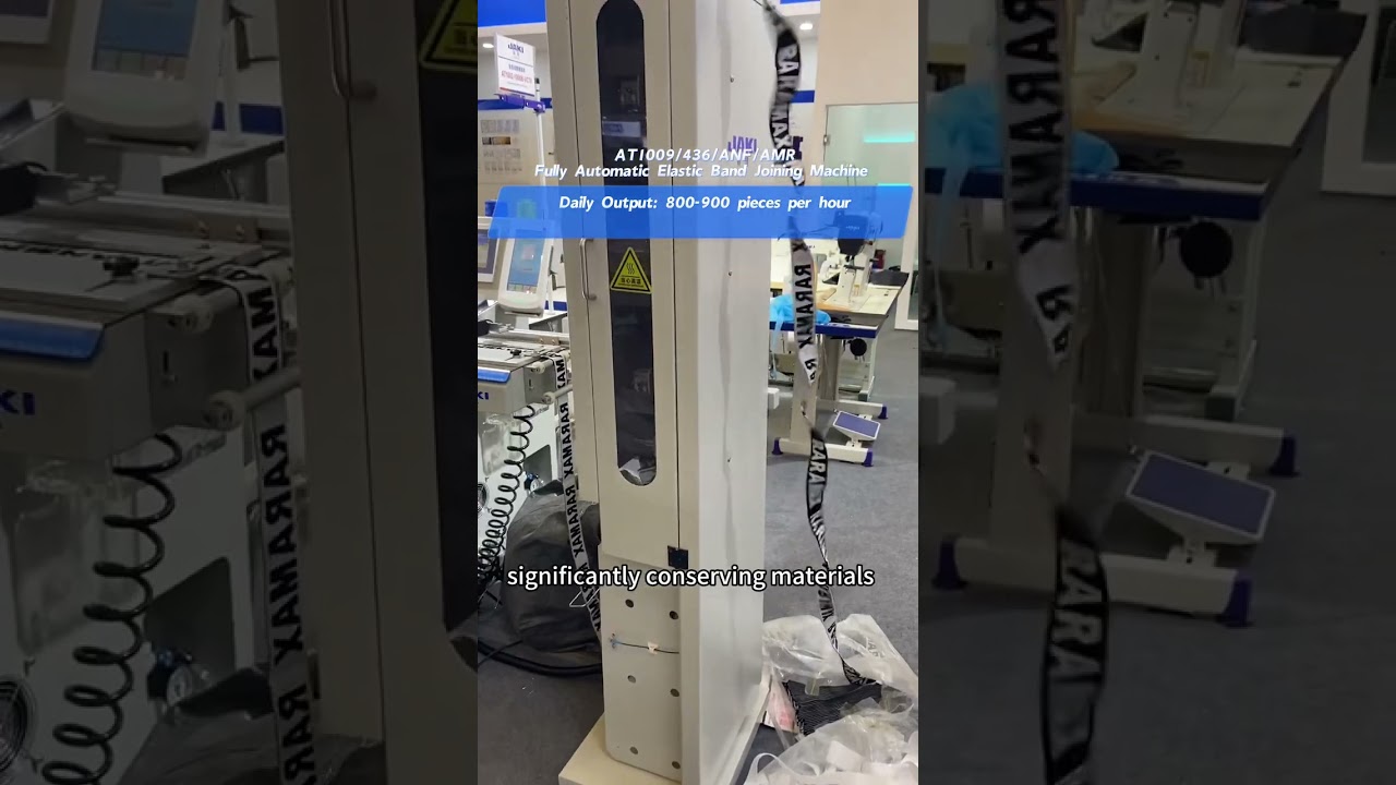 Hot sale Automatic elastic band joining machine  #全自动接橡筋机热销中