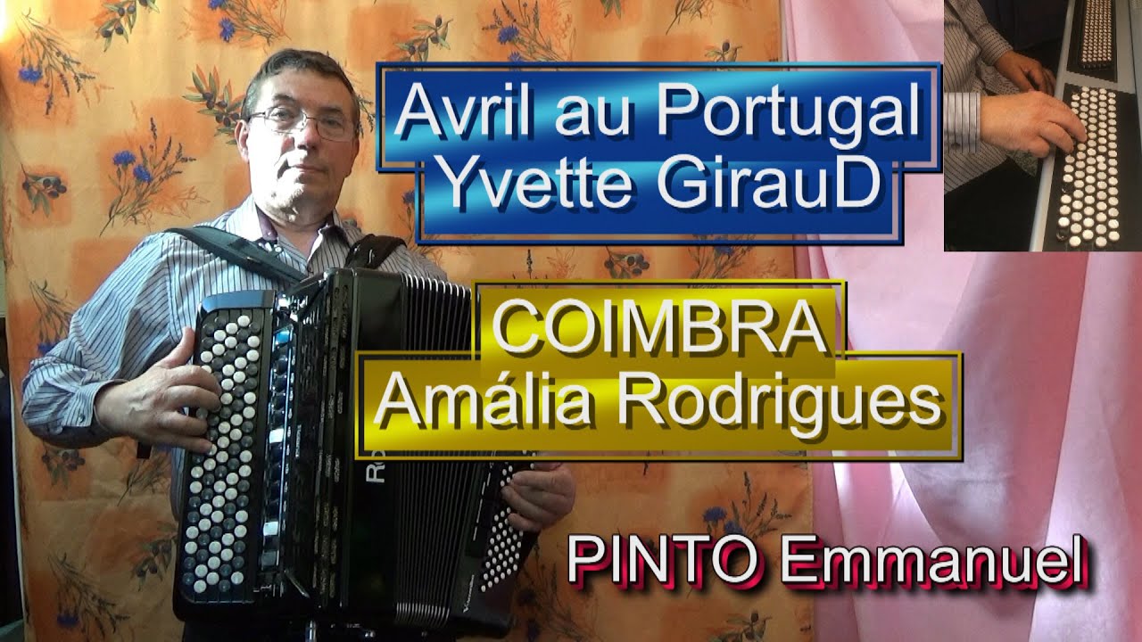AVRIL AU PORTUGAL - Yvette GirauD - COIMBRA - Amália Rodrigues - V.M.045
