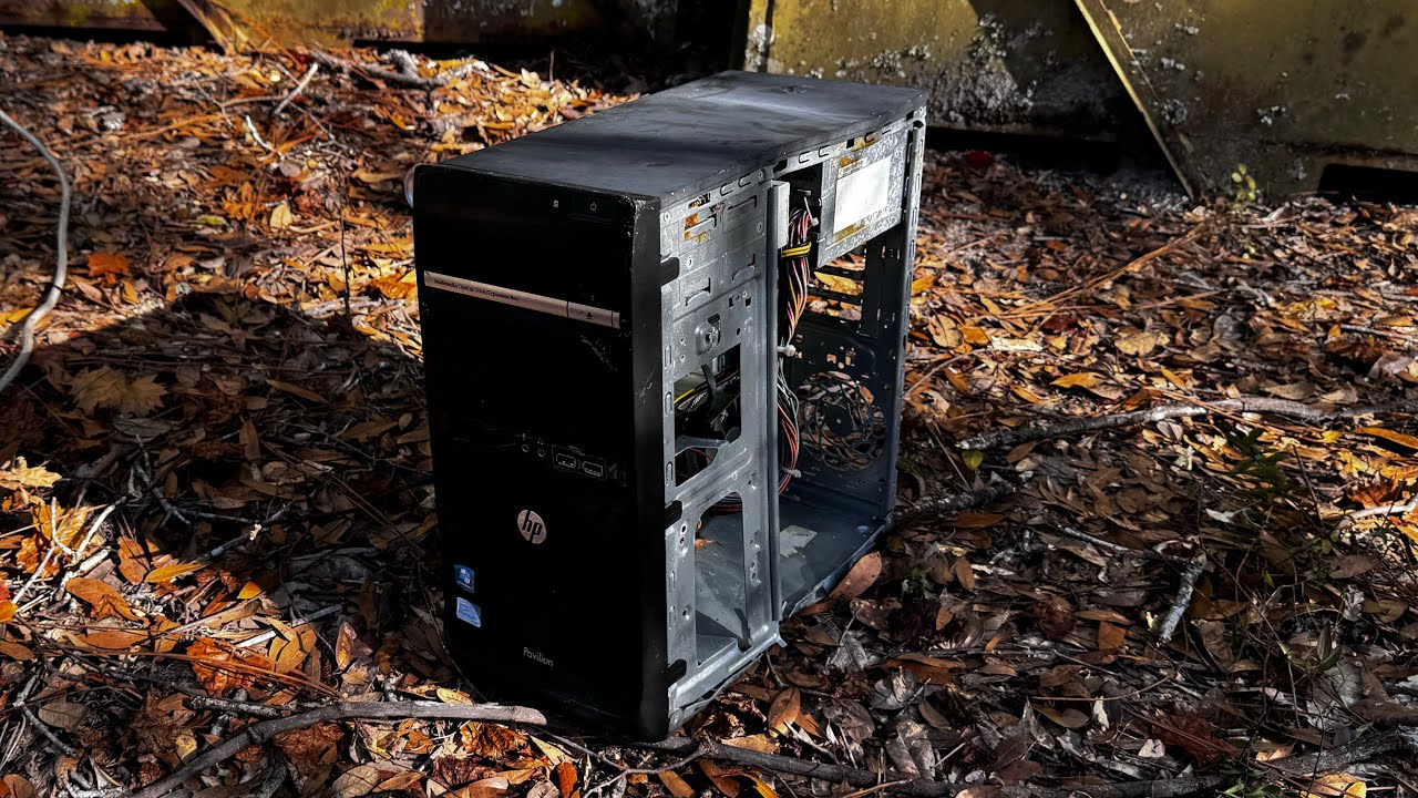 Smash Dumped HP Computer