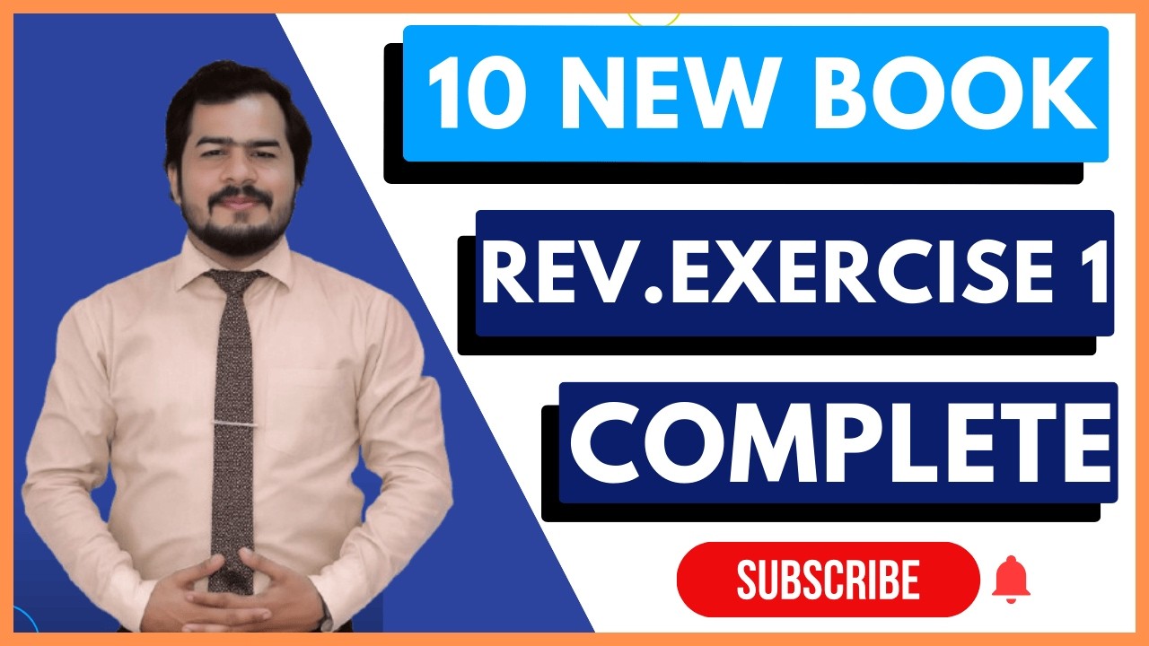Chapter 1 || Review Exercise 1 complete|| 10 Math New Book 2026