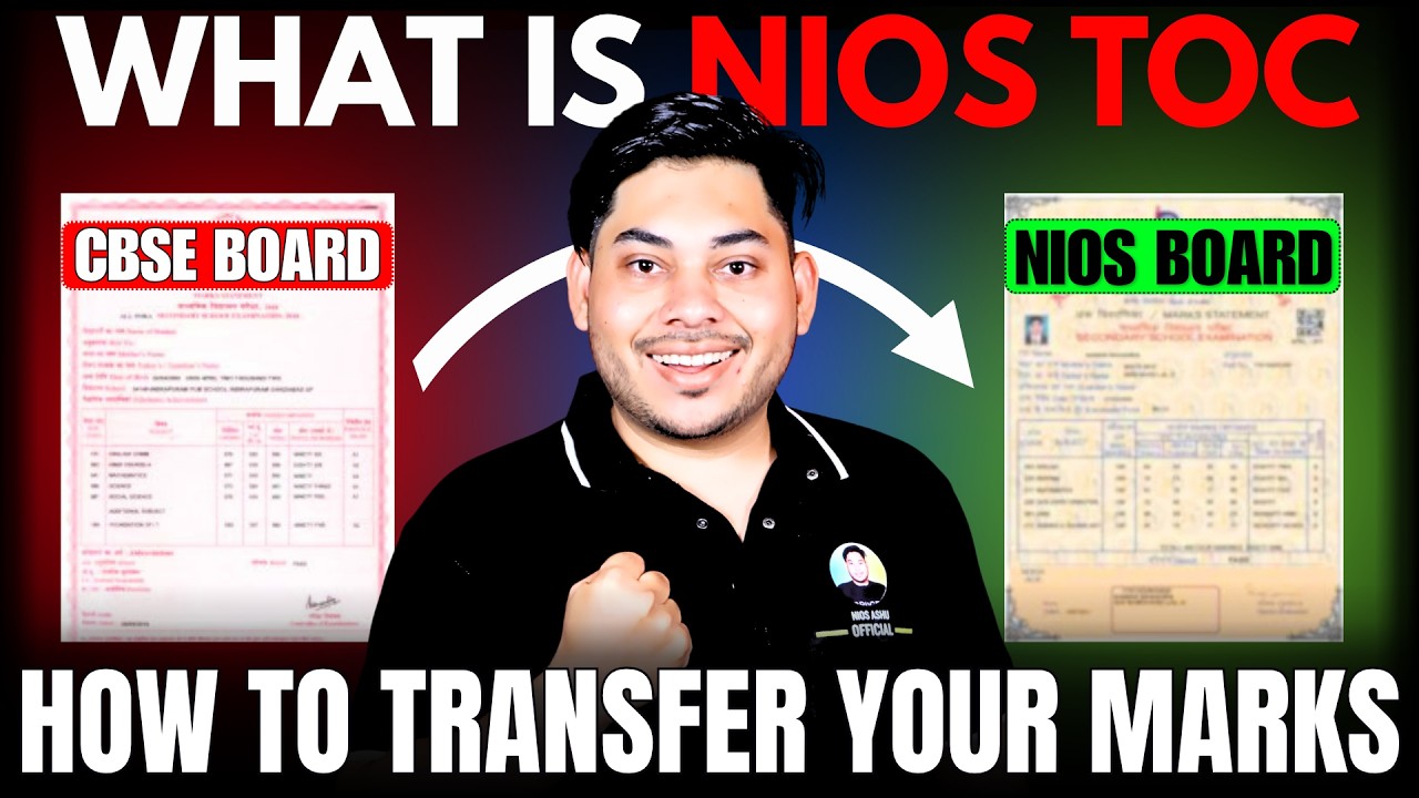 NIOS TOC Explained 2026 🔥 Will Failed Students Only Give 3 Exams? Full Rules & Process