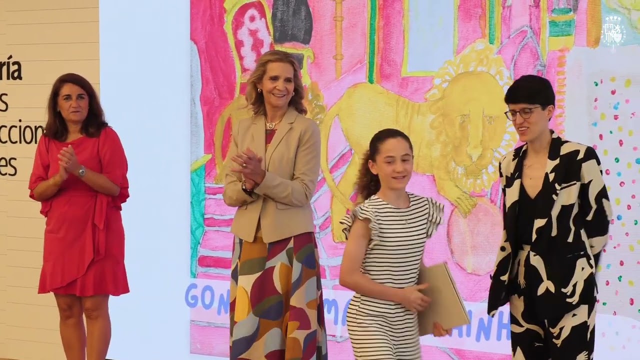 Doña Elena en la XXXIII edición del “Concurso de Pintura Infantil y Juvenil para Centros Escolares”