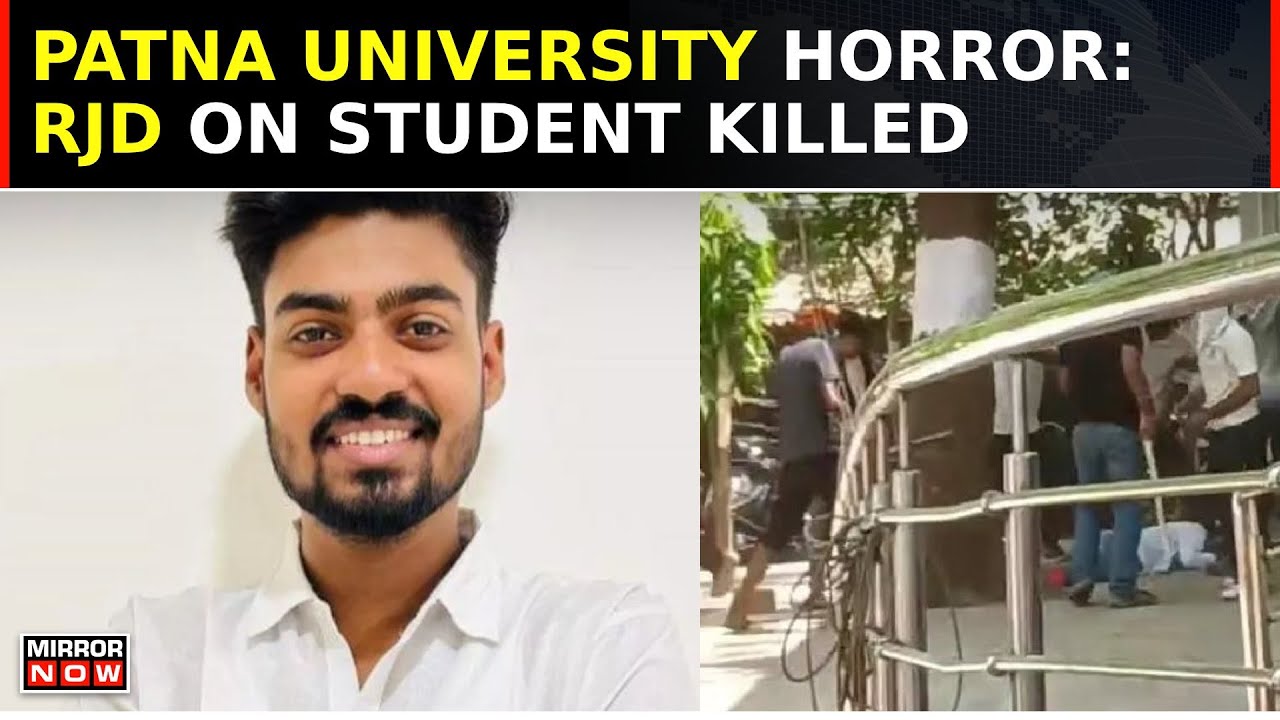 Patna: Horrific Killing In Broad Daylight | RJD's Mrityunjay Tiwari On Student Killing Case | Watch