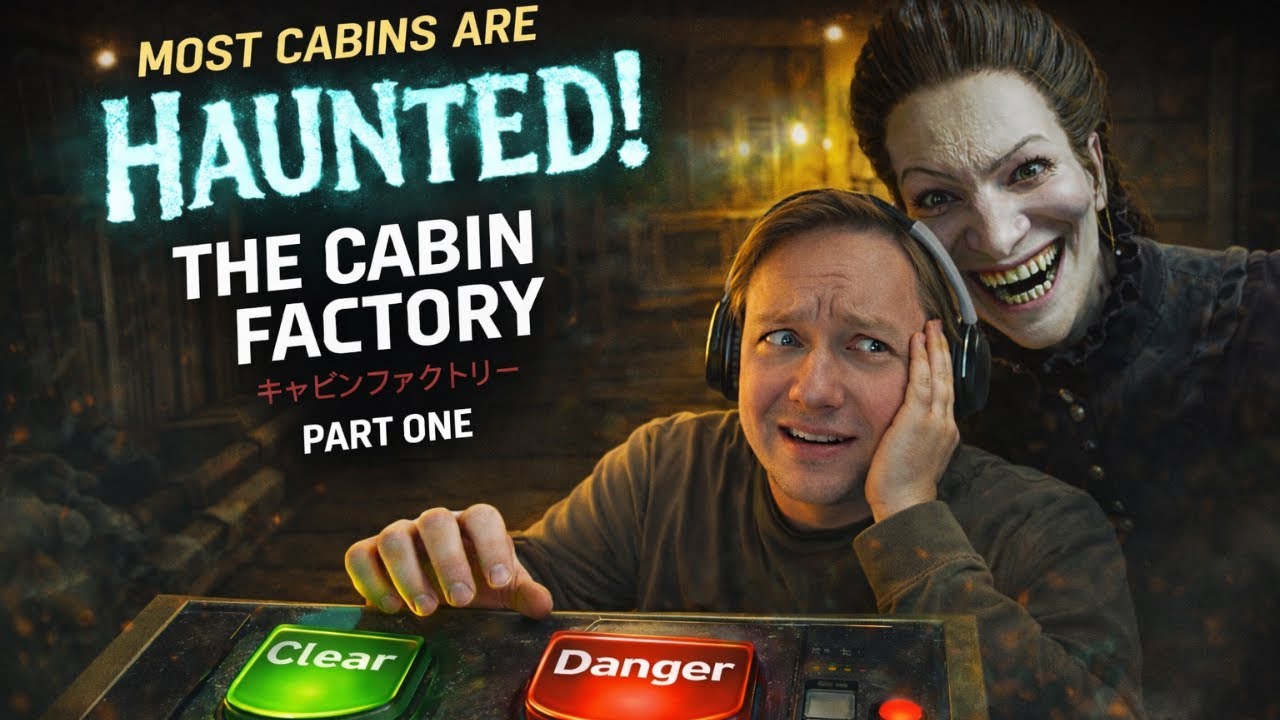Working At A Cabin Factory BUT They're All HAUNTED! #indiegame #horror