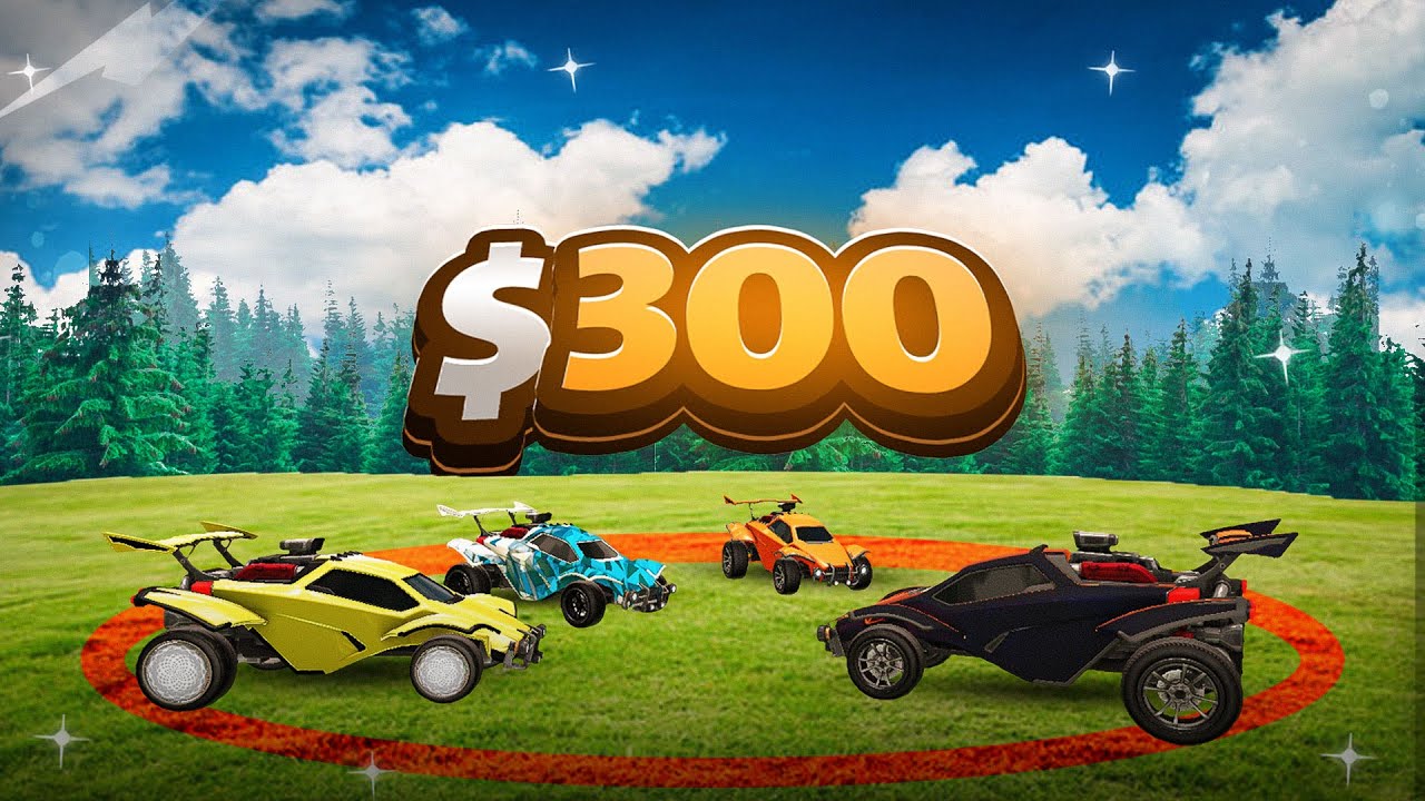 اخر واحد يطلع من الدائره له 300$ !! | RocketLeague