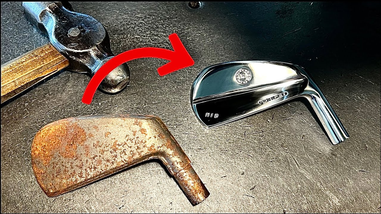 マッスルバックアイアンを手づくり(handmade iron) サビたアイアンを修復