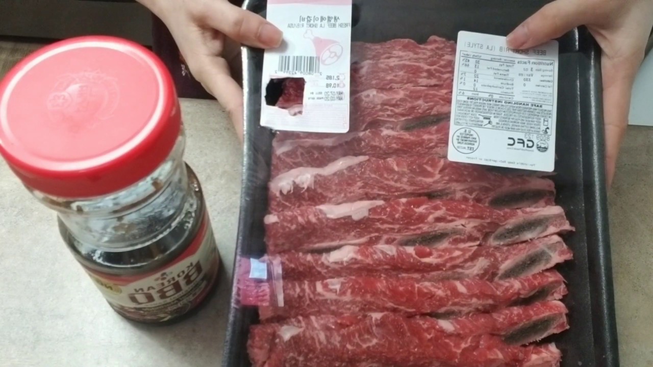 Sườn BBQ Hàn Quốc|| Cách ướp và nướng sườn bò BBQ Hàn Quốc cực đơn giản và ngon như ngoài tiệm.
