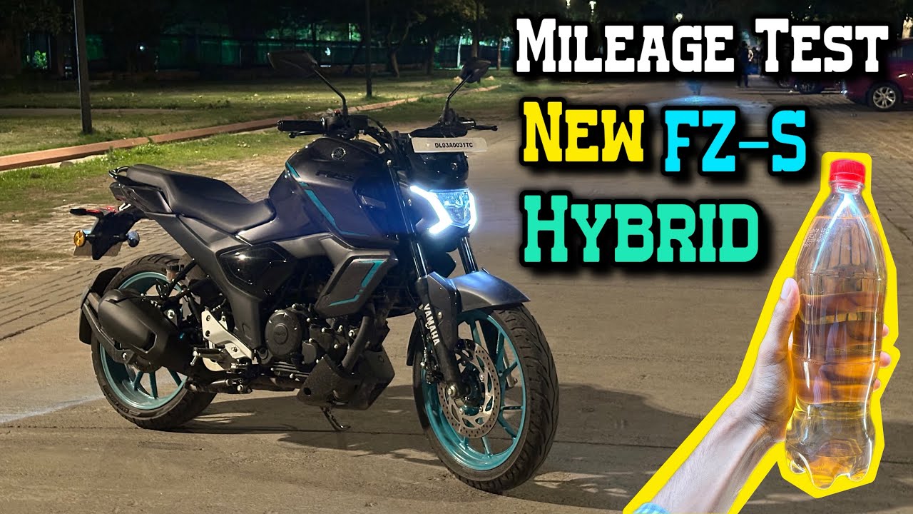 New Yamaha FZ-S Hybrid Fuel Efficiency Test✅ FZ-S Mileage Test in Mix Road Condition- Kitna deti hai