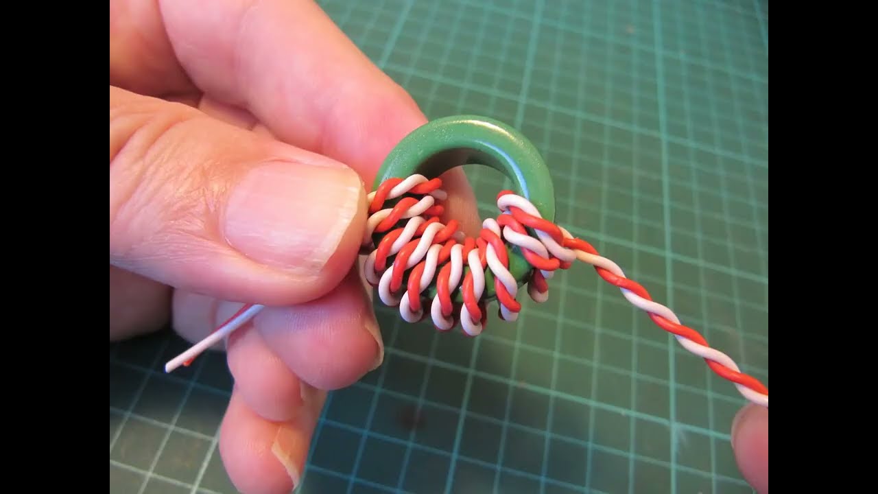 How to wind bifilar toroids