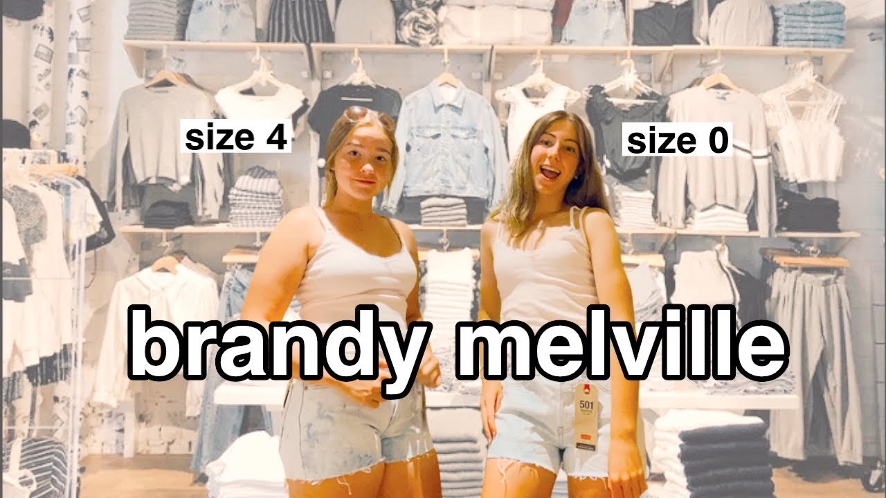 BRANDY MELVILLE on size 0 vs size 4 | trying &ldquo;one size fits all&rdquo; on different body types!