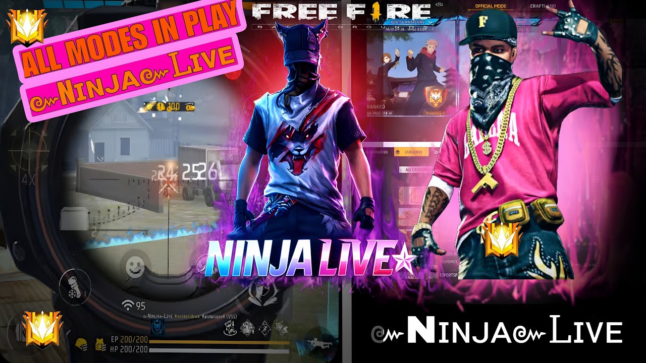 ๛Nɪɴᴊᴀ๛Ꮮɪᴠᴇ is live all modes in play ▶️