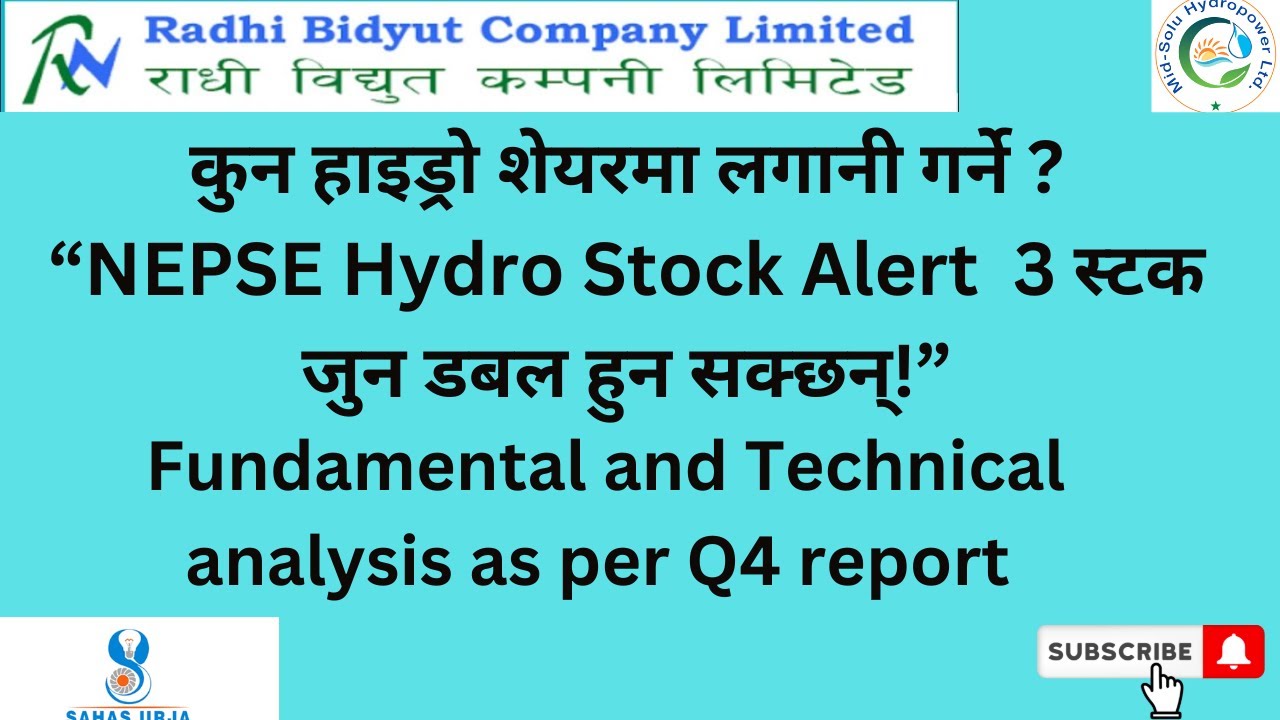 Top 3 Hydro Stocks in NEPSE 2025 | MSHL , RADHI and  SAHAS Full Analysis|Best Dividend this year!|
