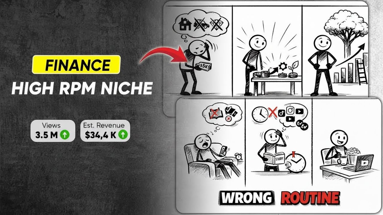 How I Made VIRAL AI Inspirational Finance Videos  | Talent Hub