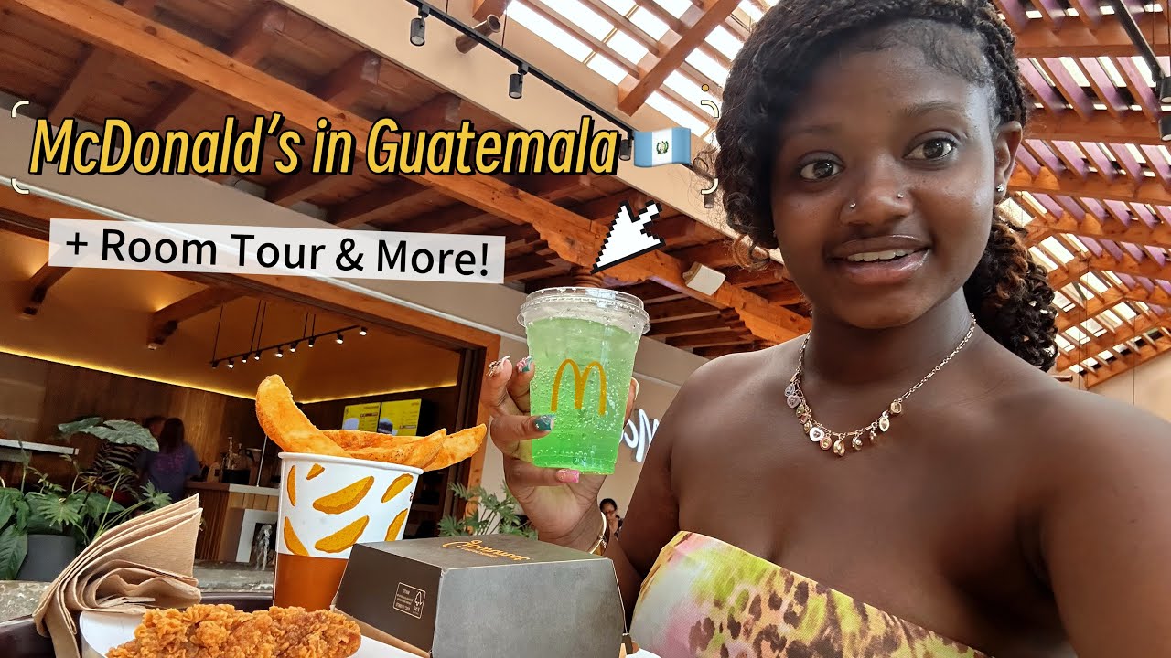 A Day in Antigua Guatemala 🇬🇹 | Volcano Room Tour, City Exploring + Trying McDonald’s!