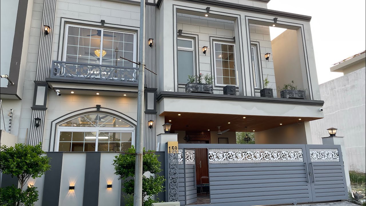 0336-0530919 📞 10 Marla Brand New House On Main Boulevard (150 Ft) Facing For Sale In Topcity-1 Isb