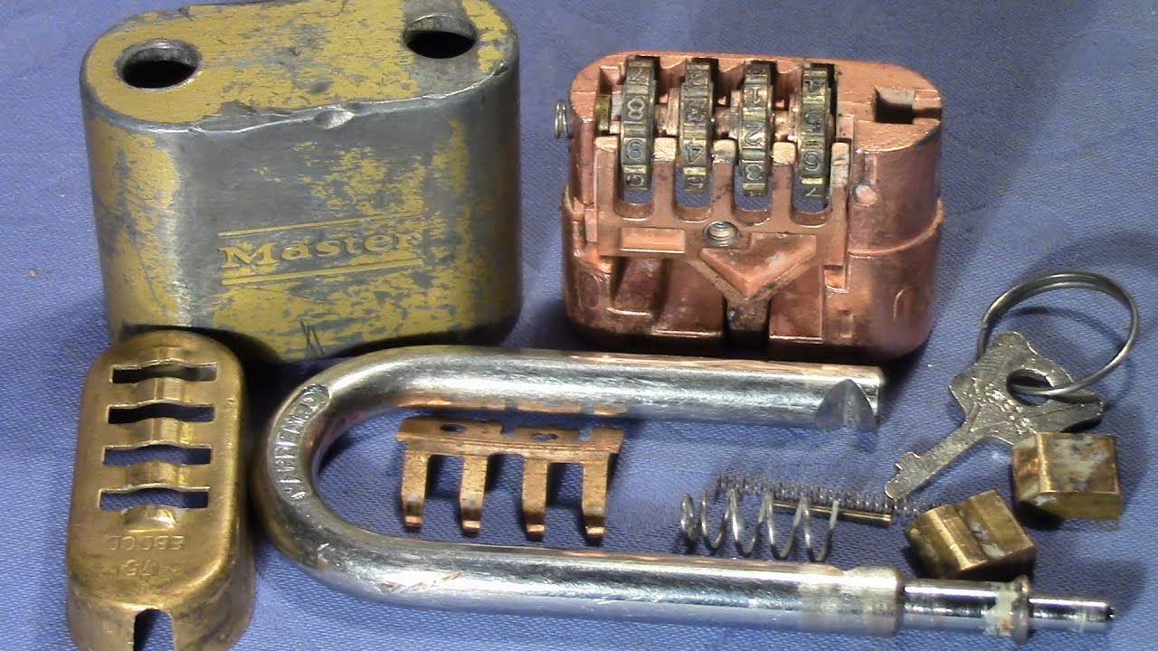 (picking 431) Master combination padlock (No 175) bypassed and gutted - thanks to PickME 1977 for it