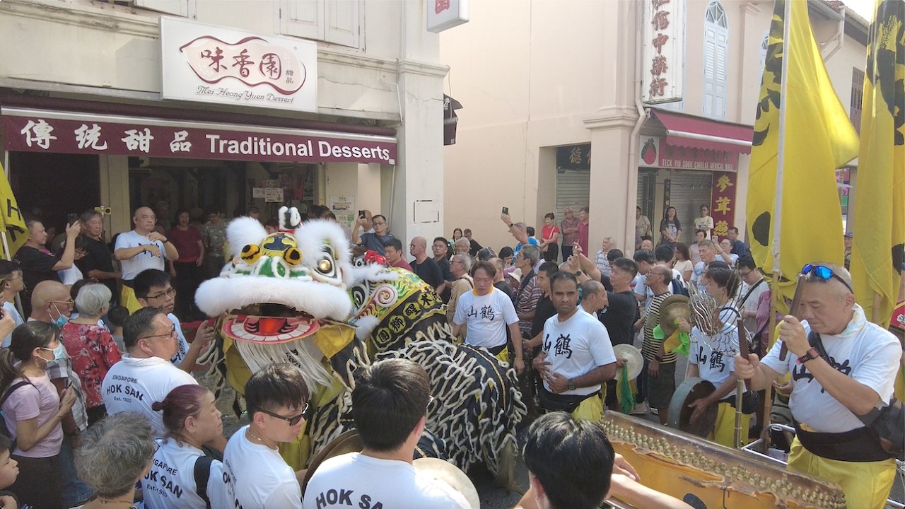[4K] 味香园甜品-鹤山舞狮採青 Mei Heong Yuen Dessert - Hok San Lion Dance Cai Qing, 1 Mar 2026