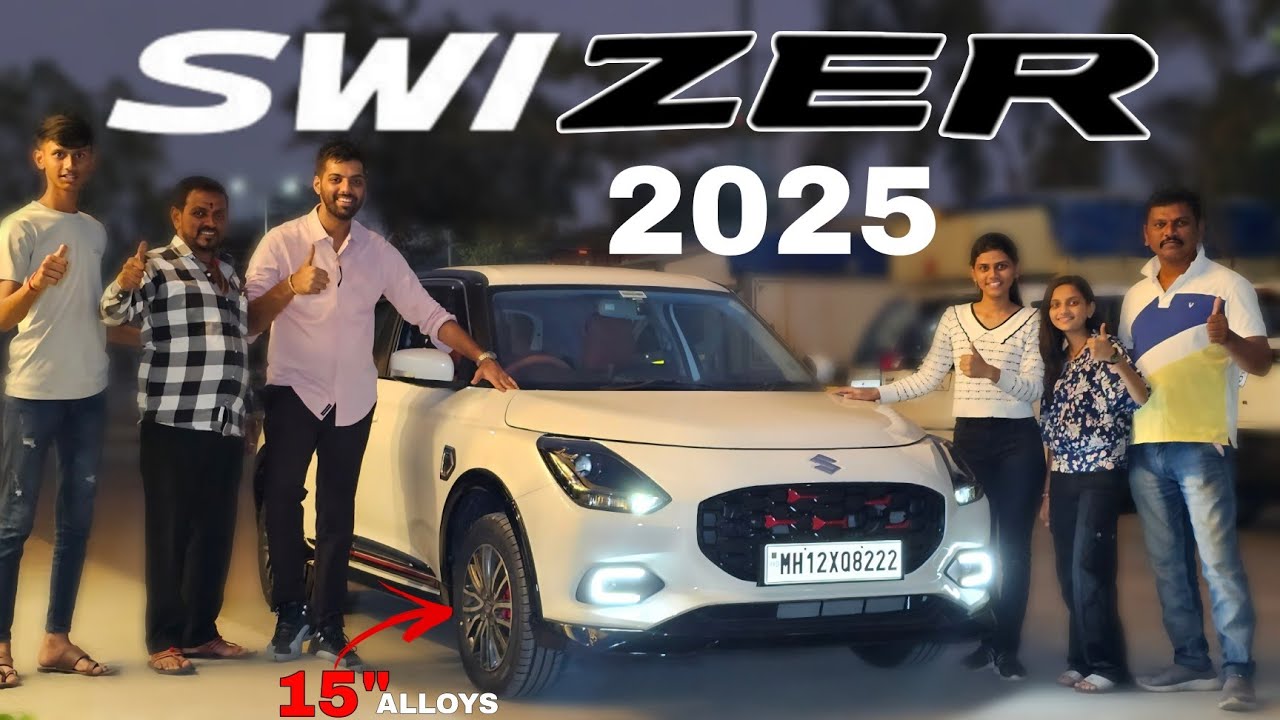 LATEST SWIFT 2025 MODIFIED WITH MINI COOPER LOOK & 15