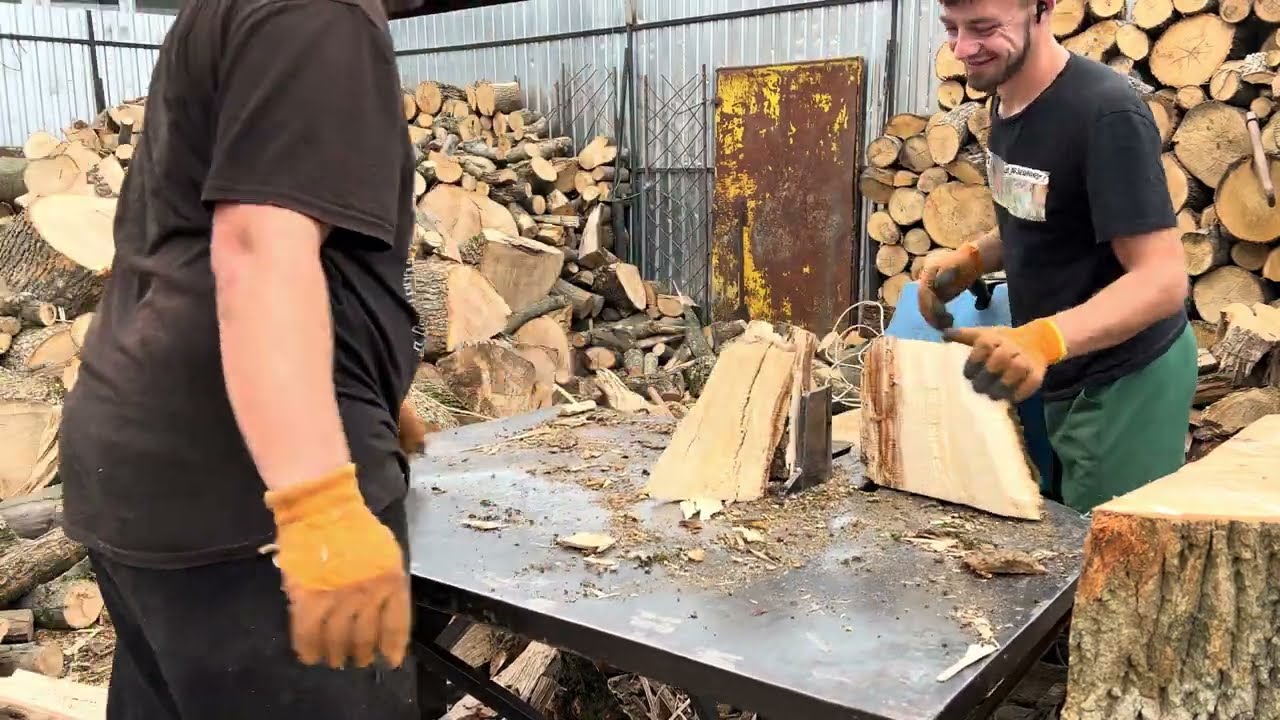 The Most Brutal Wood Splitting Day