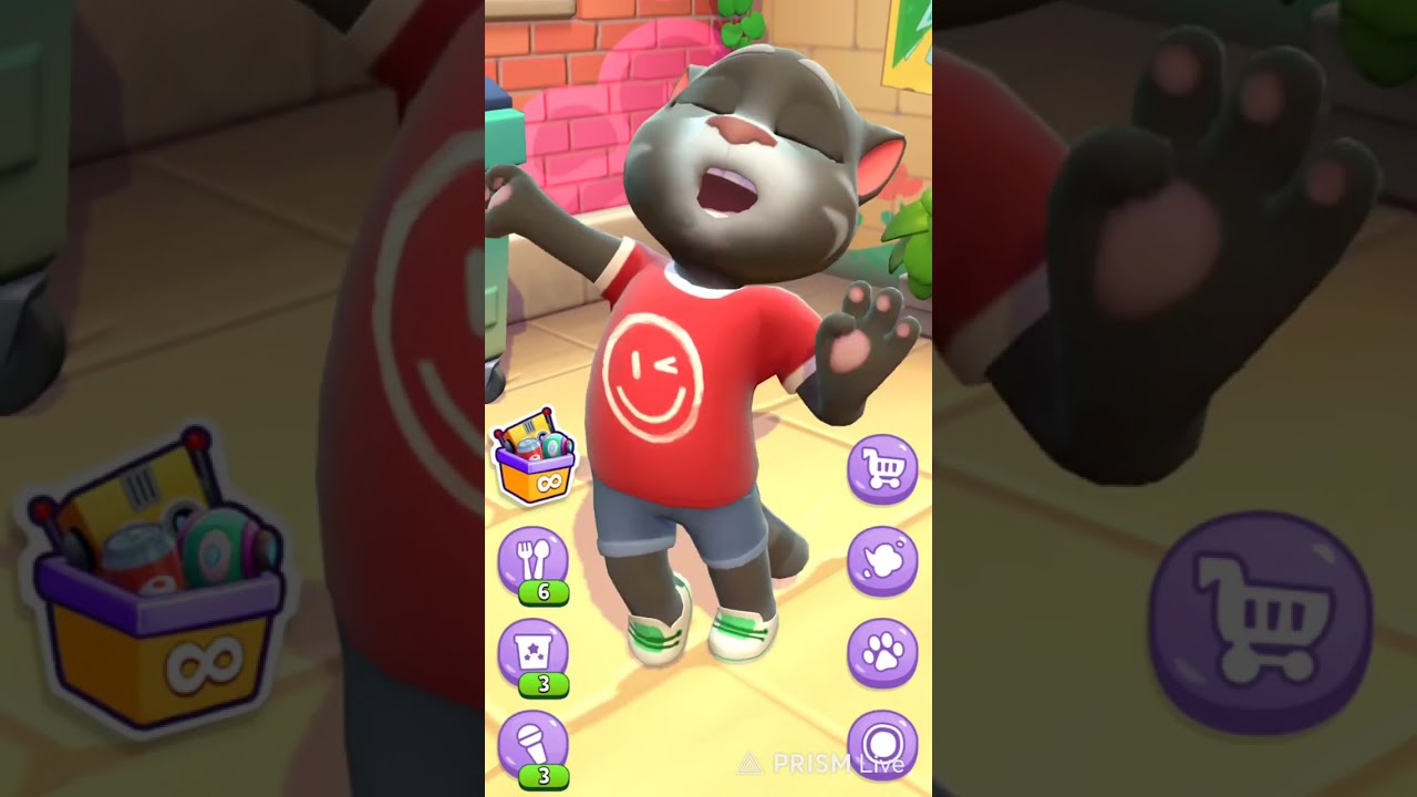 talking tom game 🔴 live 😁 #talkingtomcat #cat #live #shortfeeld #liveshorts #short #talkingtomlive