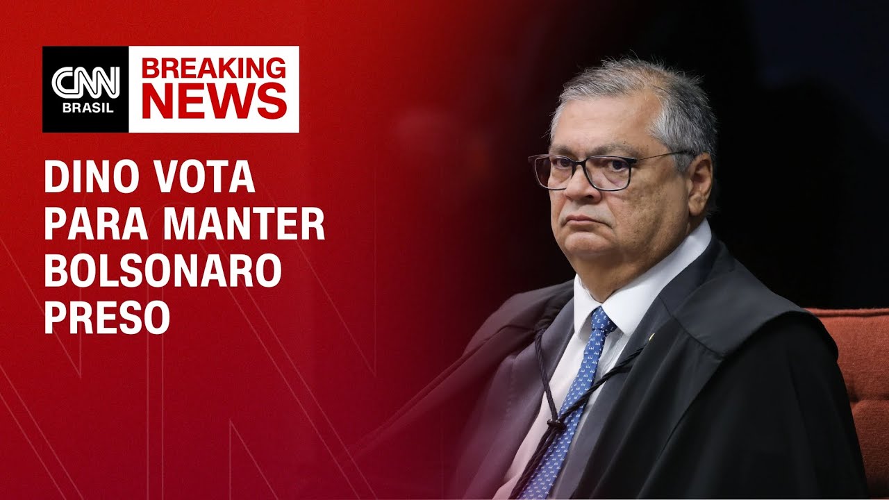 Flávio Dino acompanha Moraes e vota para manter Bolsonaro preso | CNN NOVO DIA