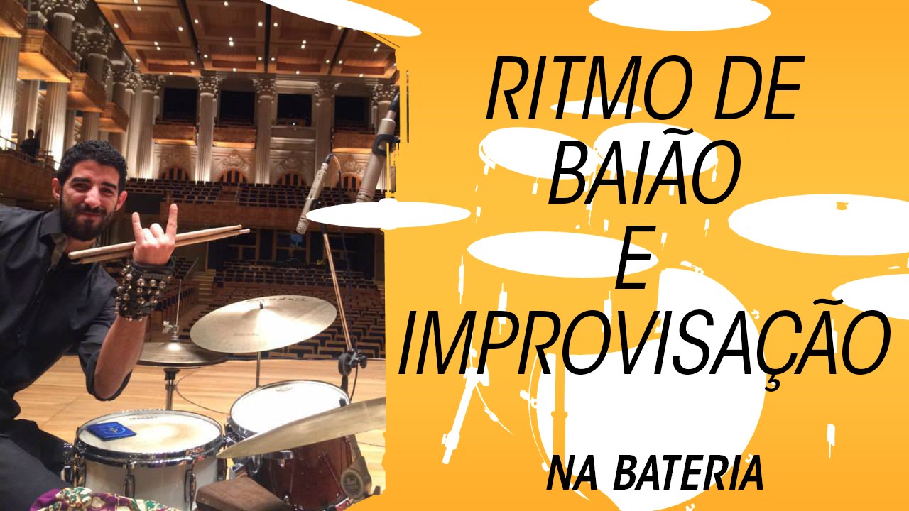 Aprenda a tocar bateria: baião e exercício de improvisação