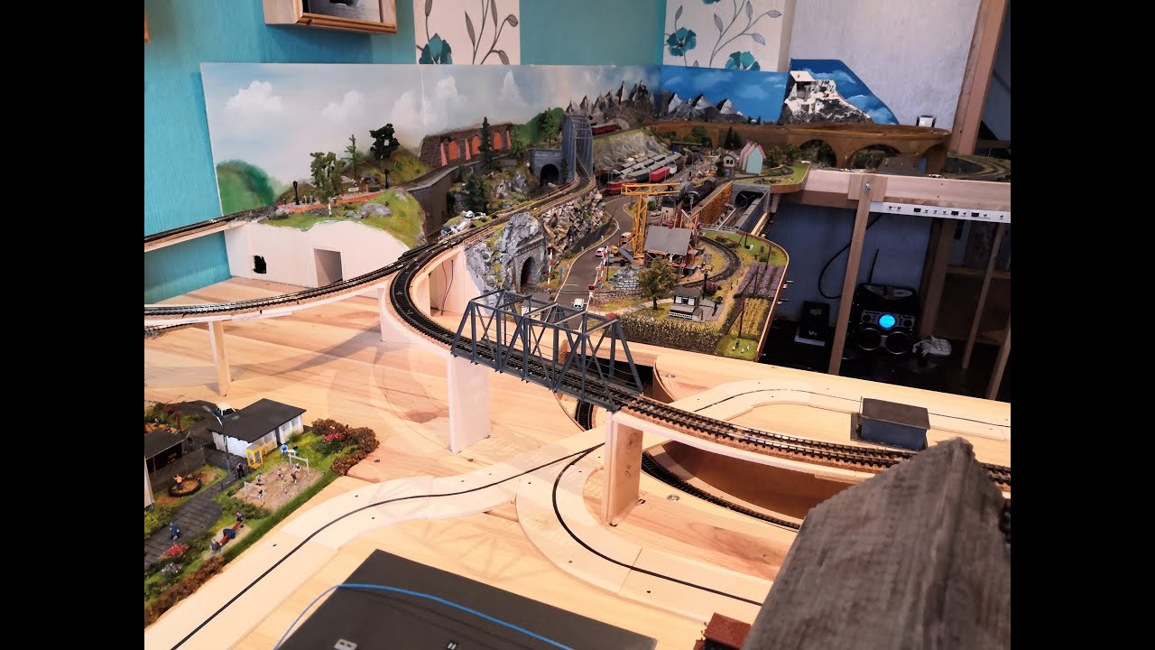 Modellbahn TT Aufbau Carsystem Straßenbau (Magnetband) Teil 24/1