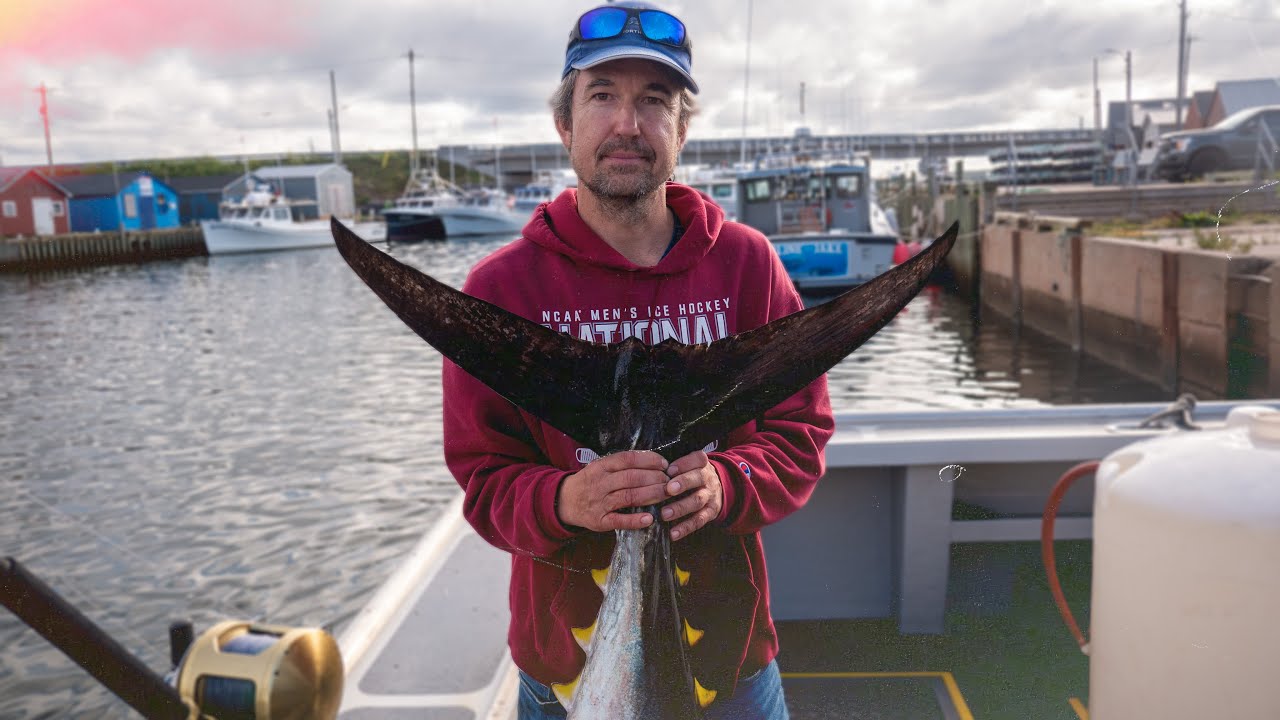 Catching a BLUEFIN TUNA in Canda