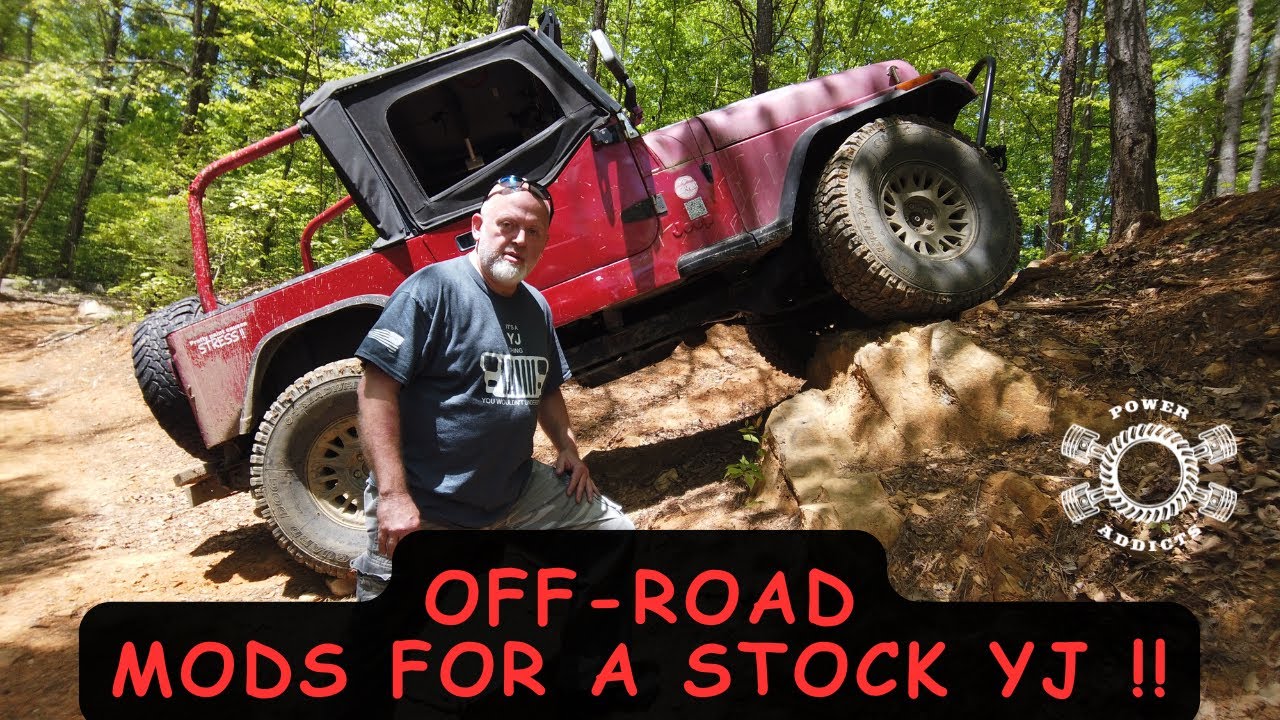 У вас стандартный Jeep Wrangler YJ? Вот несколько ОБЯЗАТЕЛЬНЫХ модификаций для езды по бездорожью!!