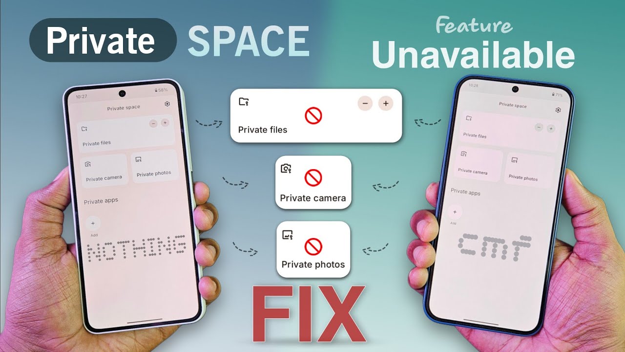 Nothing Phone (2a) / Phone (3a) Private Space Features Unavailable - CMF Phone | Forgot PIN Recover