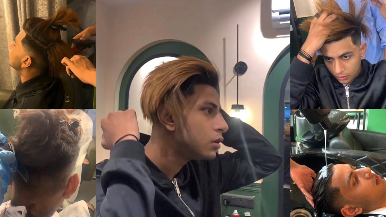 New hair colour [camel brown]& keratin treatment | After lockdown | By - Rbworld
