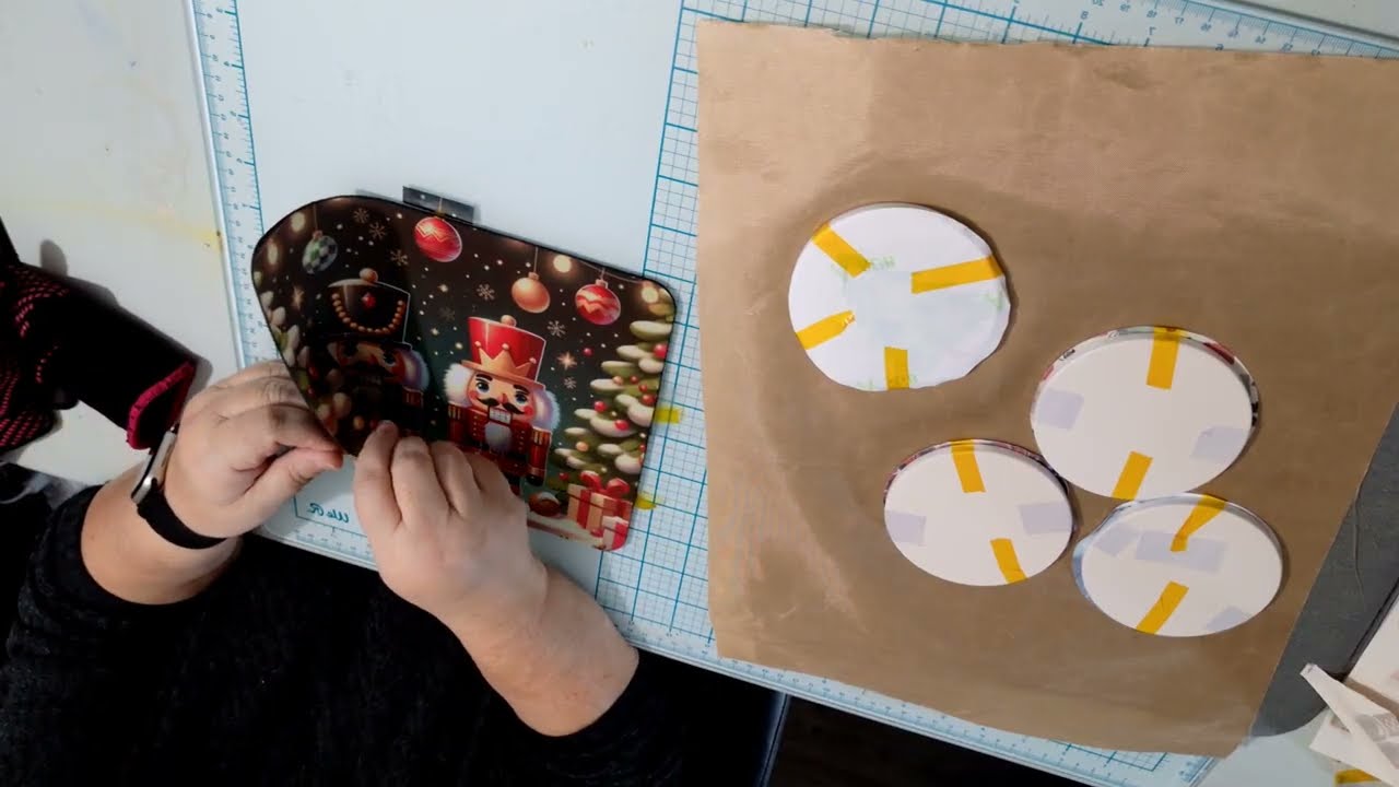 Relax & Craft With Me Mug, Coaster and Mousepad Sublimation!