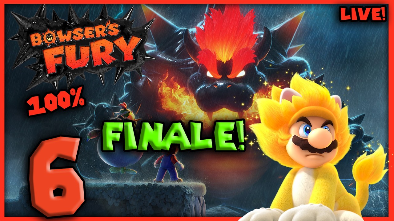 Das ERSTE Mal Bowsers Fury! das FINALE [100%] [Part 6] | Am Ende Mario Kart und Odyseey!