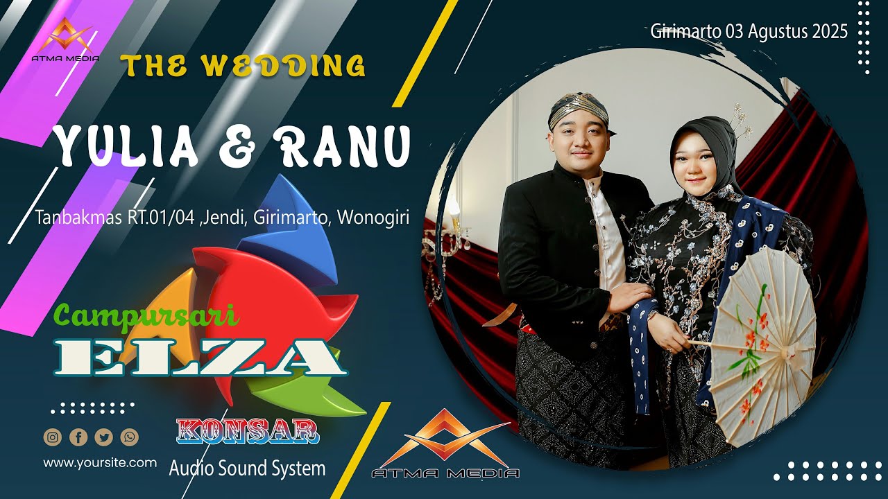 Live ELZA MUSIC || PERNIKAHAN YULIA & RANU || KONSAR AUDIO || TVS MEDIA