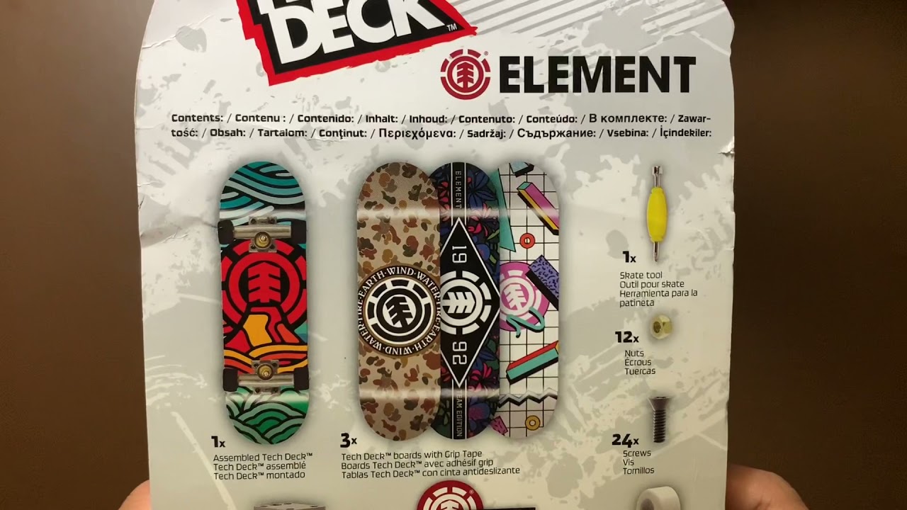 UNBOXING TECHDECK 4 PACK FINGERBOARD IN 2021! ~ Element Skateboards ~