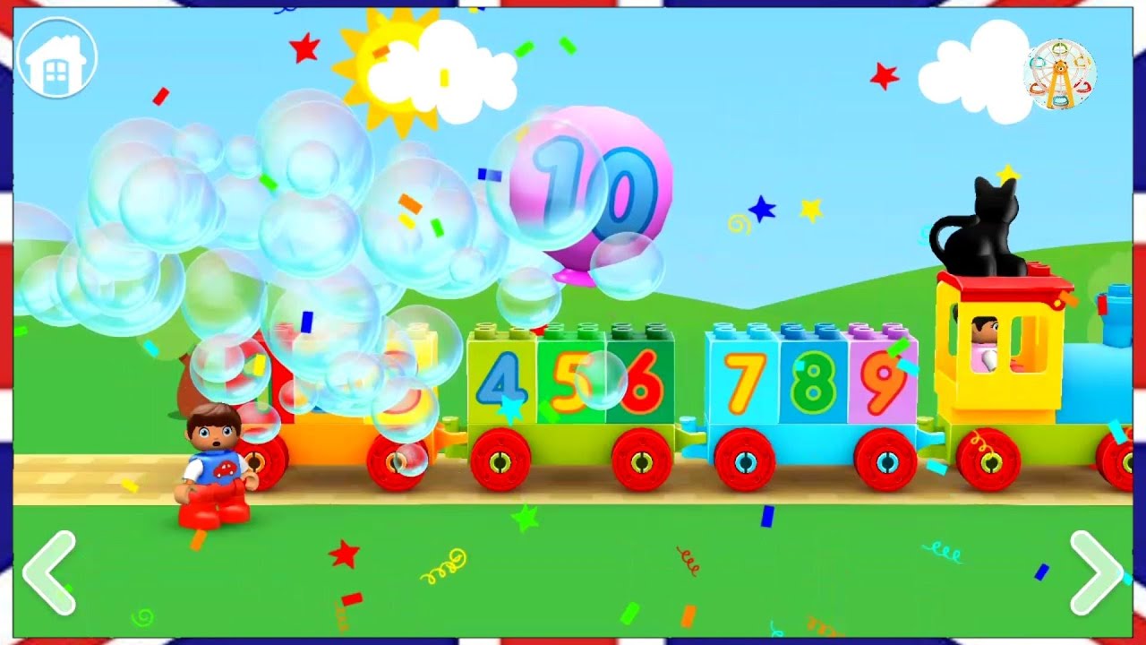 🚂  LEGO DUPLO игра номер поезда  🎢