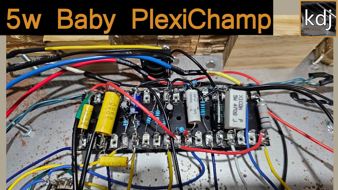 I Designed and Built a Custom 5W Baby PlexiChamp Guitar Amplifier