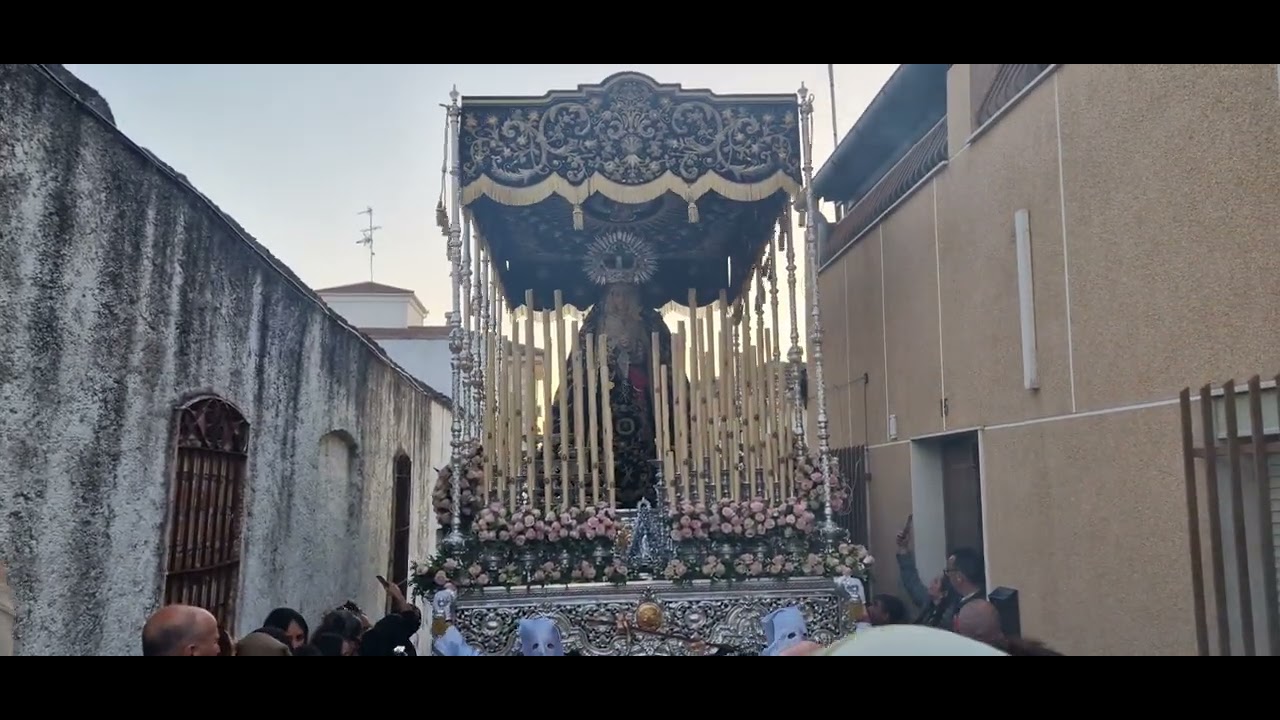 Virgen de los Dolores por la calle Consuelo de La Carolina, Jaén 2025