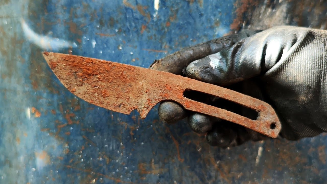 The best restoration of a knife with a large diameter.