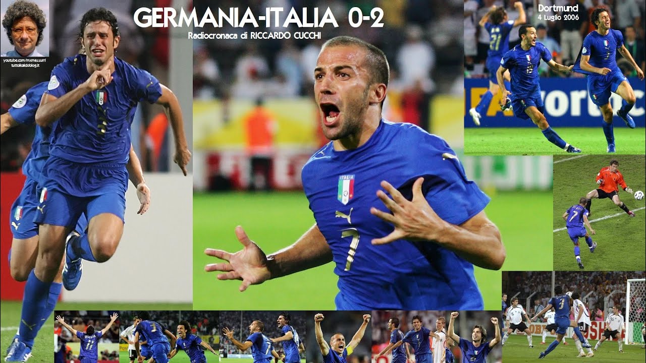 GERMANIA-ITALIA 0-2 - Radiocronaca di Riccardo Cucchi (4/7/2006) MONDIALI 2006 (Radio Rai)