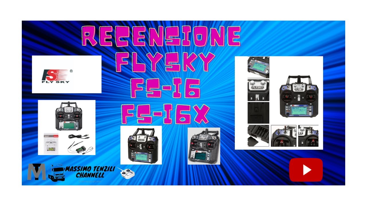 TUTORIAL RADIOCOMANDI FLYSKY FS-I6 E FS-I6X