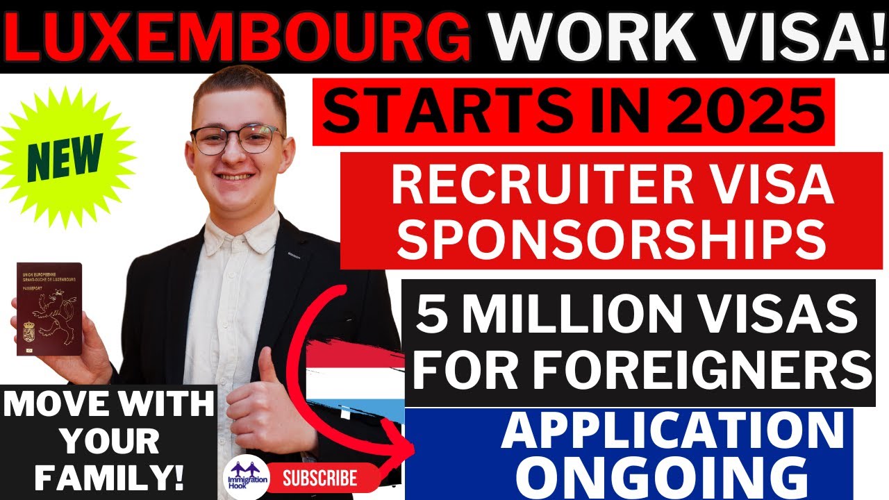 NEW! Get LUXEMBOURG Work Visa Now| Application For Jobs in Luxembourg in 2025| Jobs In Luxembourg