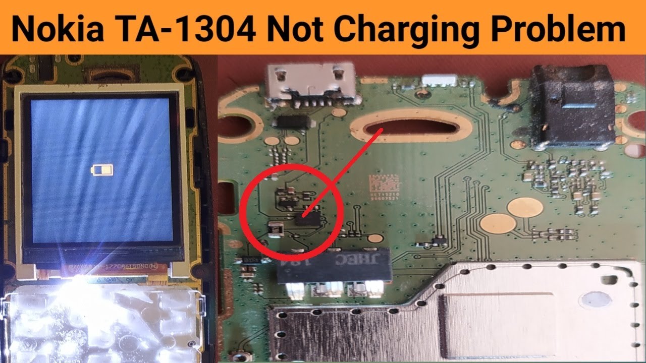 Nokia TA 1304 Not Charging Problem Solution 2023 | Nokia TA 1304 Not Charging Jumpar Ways